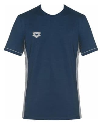 Arena Team Line Kurzarm Tech T-Shirt Marineblau