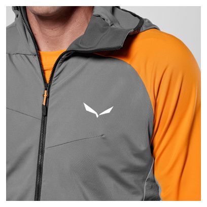 Polar Salewa NXT Hybrid 1/2 Zip Grigio/Arancione Uomo