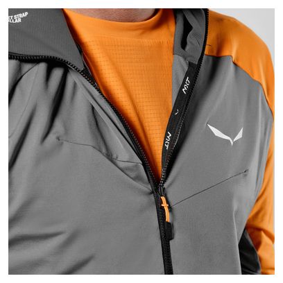 Polar Salewa NXT Hybrid 1/2 Zip Grigio/Arancione Uomo