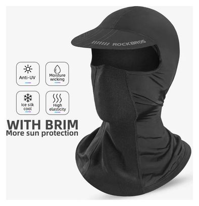 Cagoule Complet Protection Solaire Respirant  Balaclava avec Visière