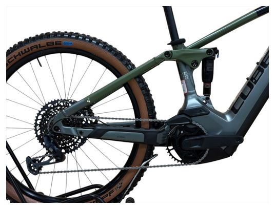 Produit reconditionné . Cube Stereo Hybrid 120 TM 750 SRAM GX 2024 . VTT électrique . Cube . très bon état