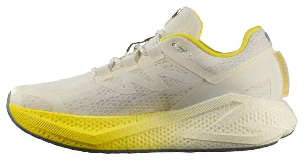 Salomon Aero Glide 3 Heren Hardloopschoenen Wit/Geel