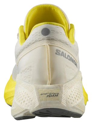 Salomon Aero Glide 3 Heren Hardloopschoenen Wit/Geel