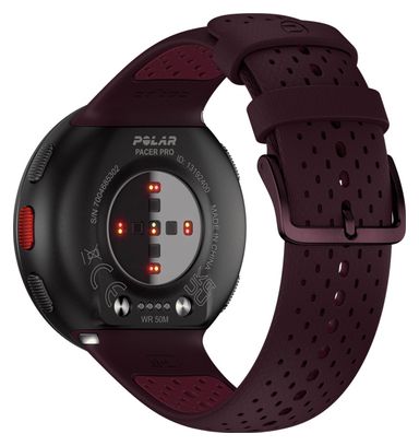 Polar Pacer Pro GPS Watch Autumn Maroon