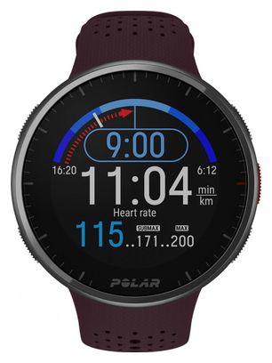 Polar Pacer Pro GPS-Uhr Autumn Maroon