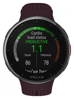 Polar Pacer Pro GPS-Uhr Autumn Maroon