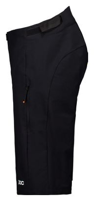 Pantalones cortos de ciclismo de montaña Poc Motion negros para hombre