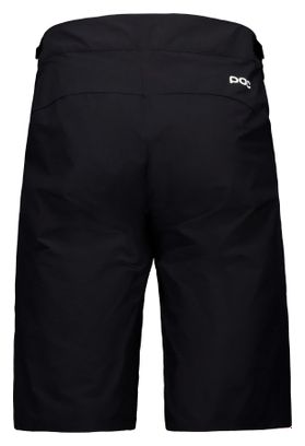 Pantalones cortos de ciclismo de montaña Poc Motion negros para hombre