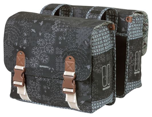 Basil Boheme 35 liter Double Bag Charcoal Black