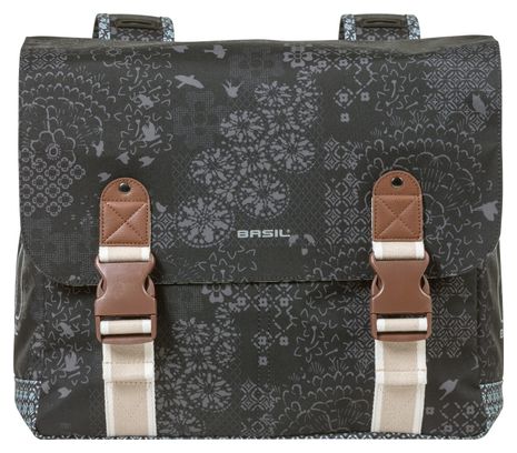 Basil Boheme 35 liter Double Bag Charcoal Black