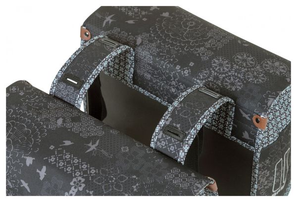 Basil Boheme 35 liter Double Bag Charcoal Black