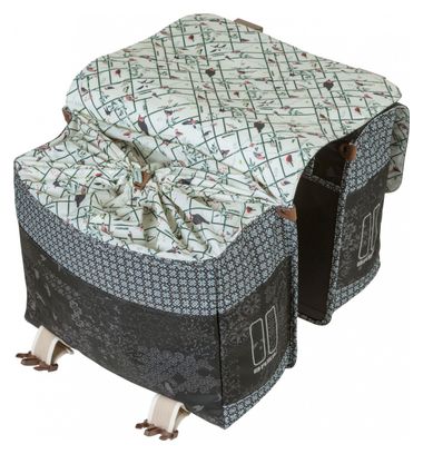 Basil Boheme 35 liter Double Bag Charcoal Black
