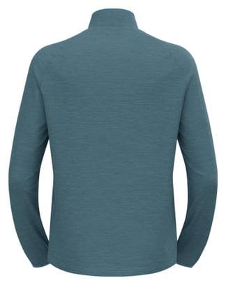 Pull Manches Longues Odlo 1/2 Zip Run Easy Bleu