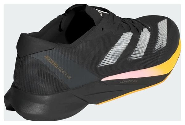 Adidas Adizero Adios 8 Shoes Black Rose Orange Homme