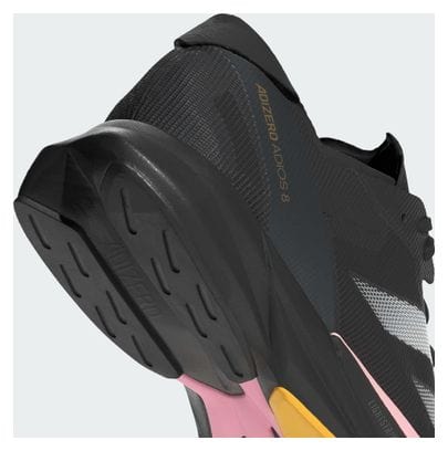 Adidas Adizero Adios 8 Shoes Black Rose Orange Homme