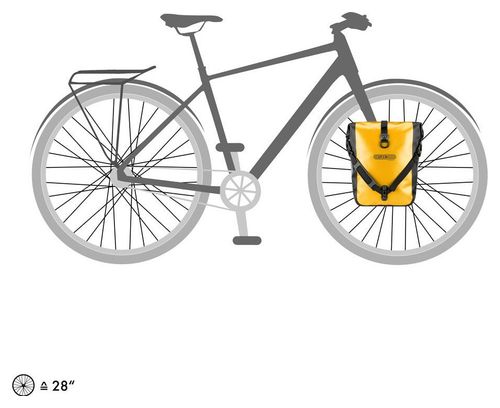 Ortlieb Sport-Roller Classic Quick-Lock2.1 Pair of Bike Bag 25 L Sun Yellow Black