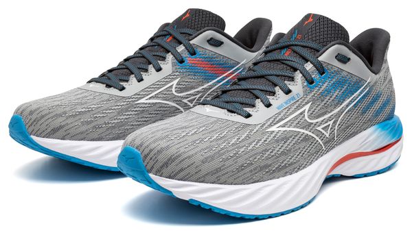 Chaussures Running Mizuno Wave Inspire 21 Gris/Bleu Homme