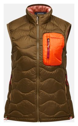 Piumino Peak Performance Helium Utility Down Donna Arancione Senza Maniche