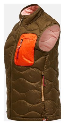 Piumino Peak Performance Helium Utility Down Donna Arancione Senza Maniche