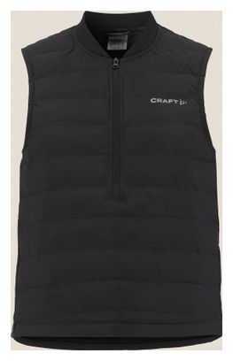 Dames Craft SubZ Zwart Mouwloos 1/2 Zip Vest