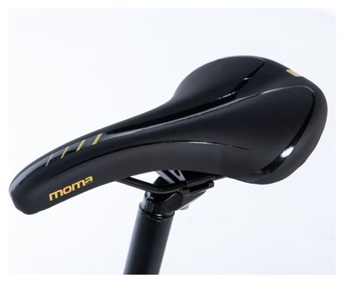 Moma Bikes E-ROAD PRO 28, Equipped Full Shimano, 8 Vitesses, Freins à disques Hydrauliques, Bat. Ion Lithium intégrée et amovible de 36V 10Ah