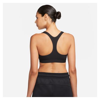 Nike Swoosh Light Support Bra Zwart
