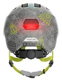 Abus Casque Vélo Smiley 3.0 Led Gris Space