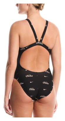 Nike Swim HydraStrong zwemtop voor dames, zwart