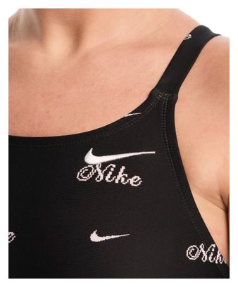 Nike Swim HydraStrong zwemtop voor dames, zwart