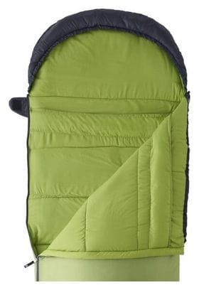 Sac de Couchage Loisir Verdon Confort Gris et vert Gauche