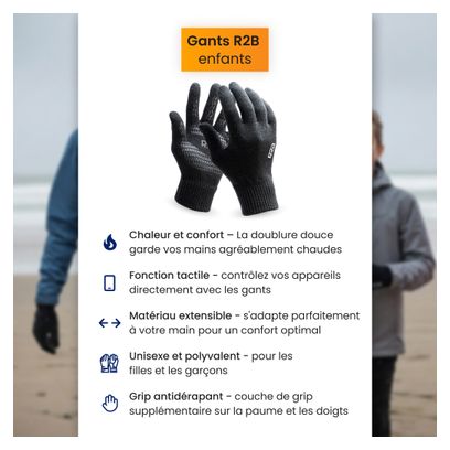 Gants Hiver R2B Gants tactiles Gants pour Enfants