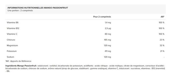 Electroboost (20 Tabs) - Punch Power - Mango Passion Fruit - électrolytes Et Hydratation