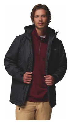 Columbia Pines Lake Parka Negro Hombre