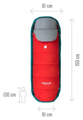 Lafuma Nunavüt Kid Slaapzak Rood Unisex