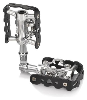 Pair of XLC PD-S20 Semi-Automatic Pedals Black