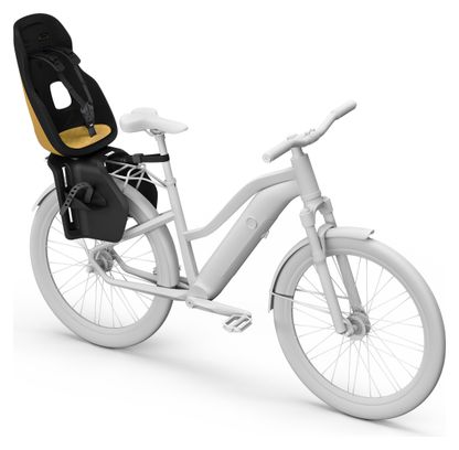 Thule Yepp Nexxt 2 Maxi – am Gepäckträger montierter Fahrradkindersitz, brüniert-gelb