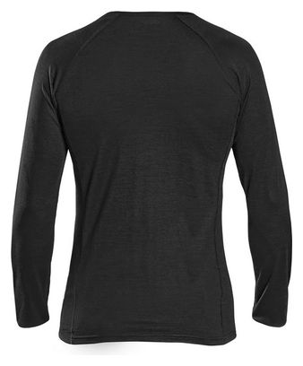 GripGrab Merino Polyfibre Long Sleeve Winter Under Shirt Black