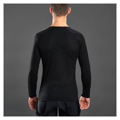GripGrab Merino Polyfibre Long Sleeve Winter Base Layer Black