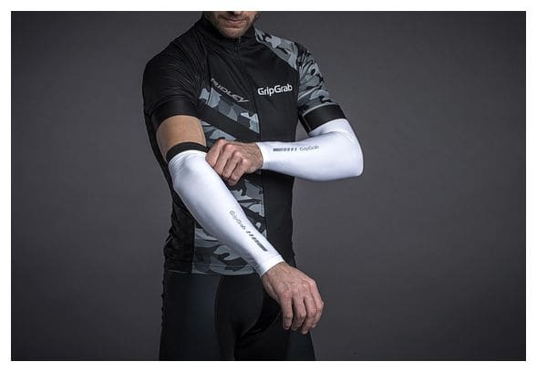 GripGrab UV Arm Warmers White