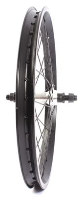 BMX ROUE ARRIÈRE NOIRE 20  14MM KHEBIKES