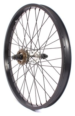 BMX ROUE ARRIÈRE NOIRE 20  14MM KHEBIKES