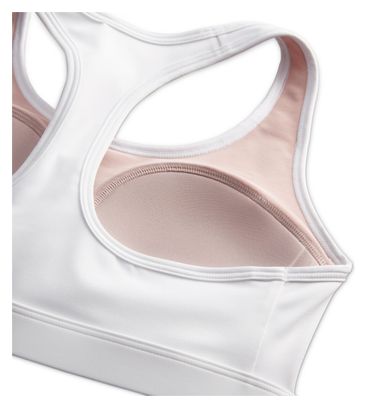 Nike Swoosh Medium Support Bra Weiß
