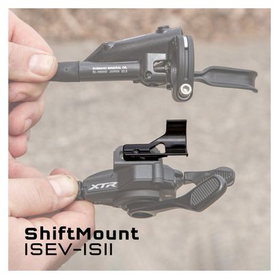 Wolf Tooth ShiftMount ISEV-ISII for Shimano I-Spec EV Shifters and Shimano I-Spec II Brakes