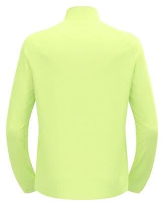 Pull Manches Longues Odlo 1/2 Zip Run Easy Vert