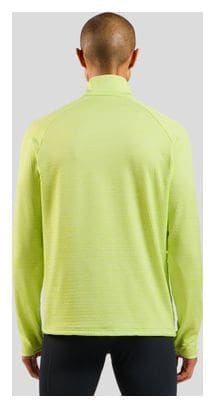 Pull Manches Longues Odlo 1/2 Zip Run Easy Vert