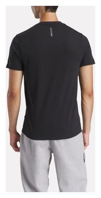 Reebok Athlete Tee Kurzarm Trikot Schwarz Herren