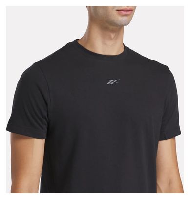 Reebok Athlete Tee Kurzarm Trikot Schwarz Herren