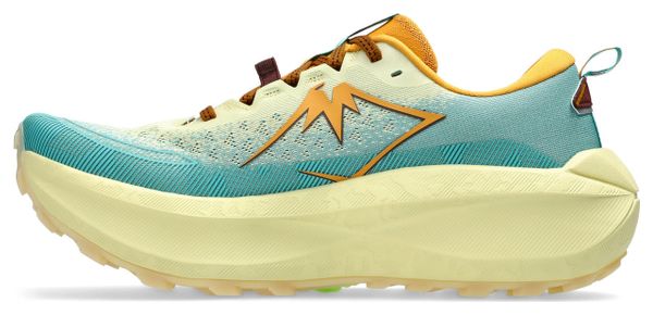 Chaussures Trail Asics Trabuco Max 4 Jaune/Bleu Homme