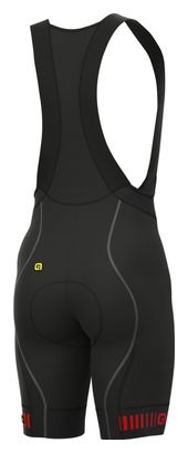 Alé Strada Bib Shorts Zwart/Rood