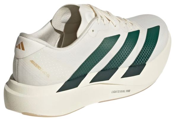 adidas Adizero Evo SL Laufschuhe, Weiß/Grün, Herren